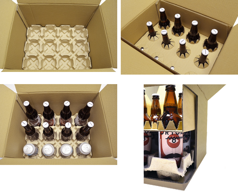 Printed Beer Bottle Boxes - full colour design boxes